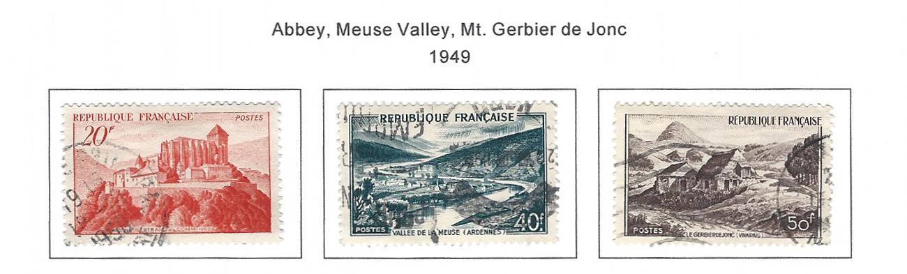 1949 France Stamps