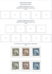 Used and Un-Used of Czechoslovakian Independence Anniversary 
