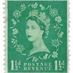 Queen Elizabeth II 1 and a half pence