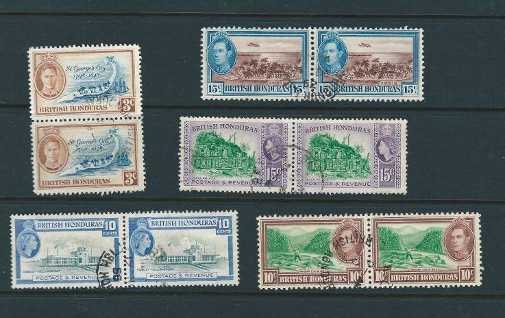 British Honduras Stamps 1938-1953