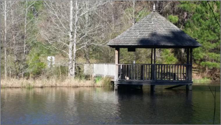 Mary Ann Brown Preserve Gazebo Near Lake