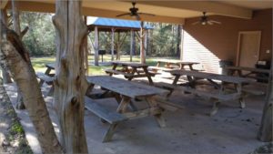 Picnic Pavilion at Mary Ann Brown Preserve near the Lake