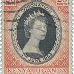 Queen Elizabeth Kenya Uganda Tanganyika 1953 Coronation Issue