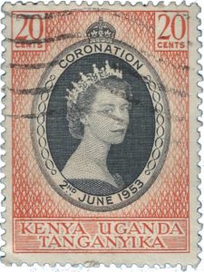 Queen Elizabeth Kenya Uganda Tanganyika 1953 Coronation Issue