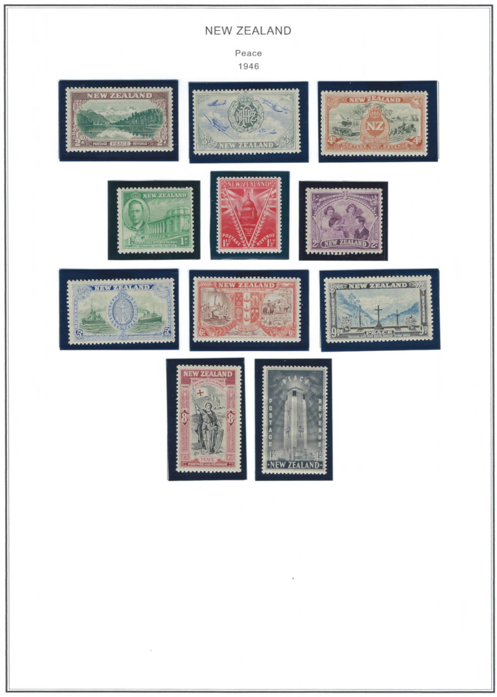 1946 New Zealand Peace Series