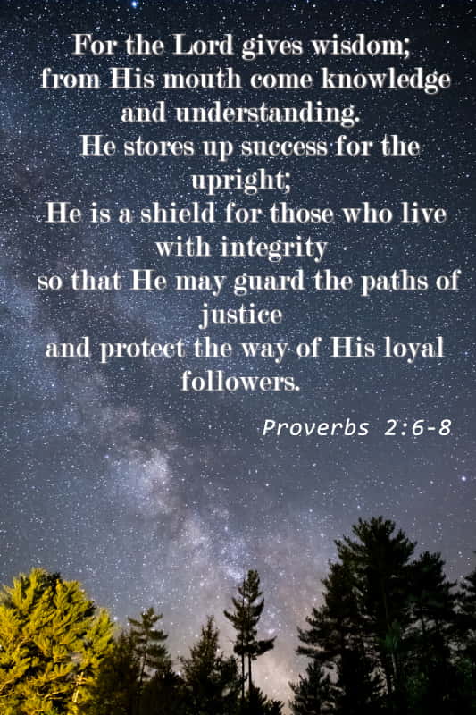Proverbs 2:6-8 | For the Lord Gives Wisdom